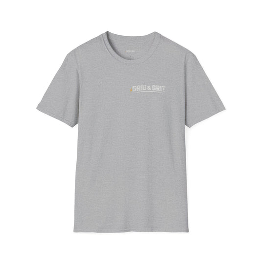 Built for the Storm T-Shirt — "Power Never Sleeps" Skull & Crossed Tools Graphic